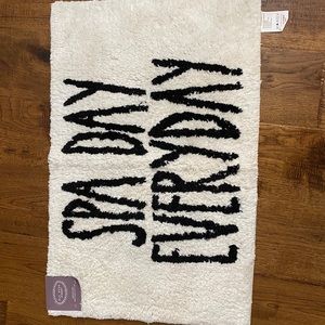 Rae Dunn spa day every day bath mat